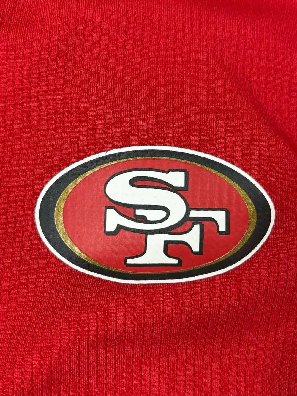 San Francisco 49ers NFL Youth Boys 1/4-Zip Pullover Top Crimson Size L 14/16